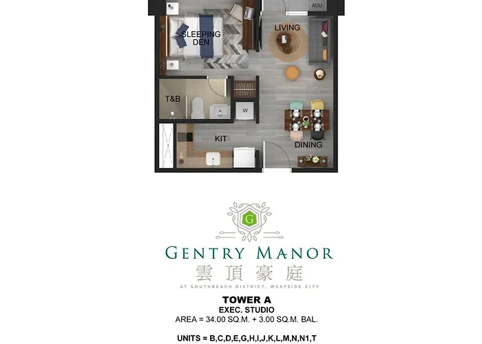 Gentry Manor Family Facing Okada Fountain Wifi Tv Near Airport 8a Apartment